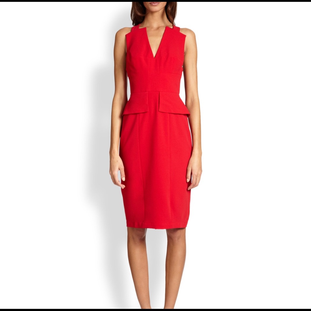 BCBGMAXMARA ALENA RED DRESS